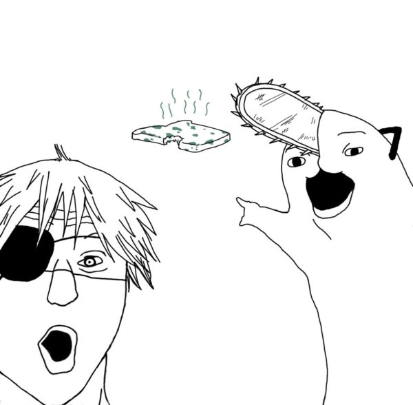 Человек бензопила Мем