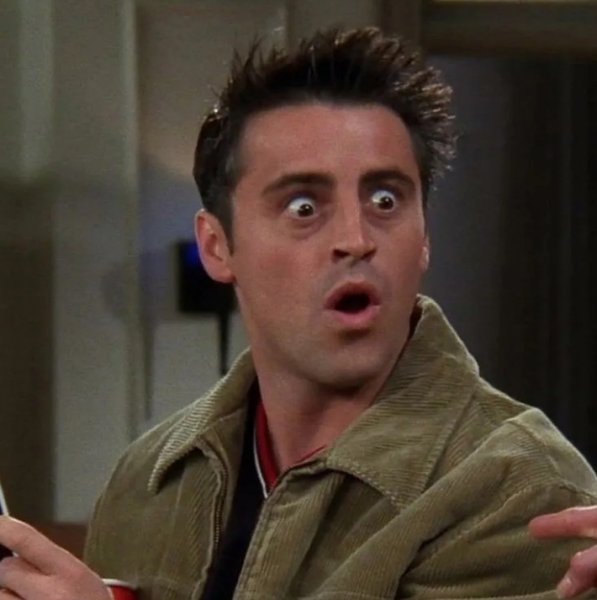 Джо Триббиани удивление