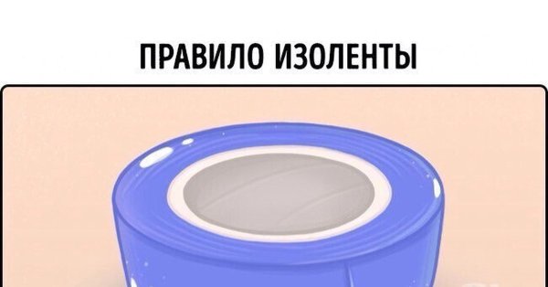 Изолента синяя