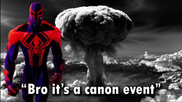 Человек паук 2099 это ключевое событие Мем