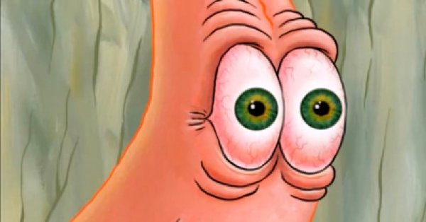 Персонаж с выпученными глазами