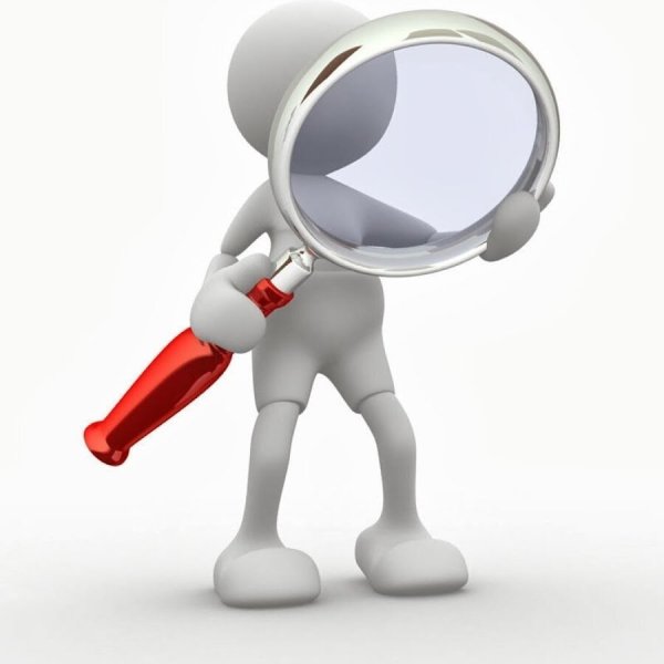 Человек с лупой