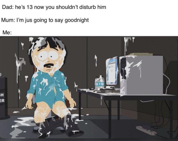 Южный парк Рэнди перед компом