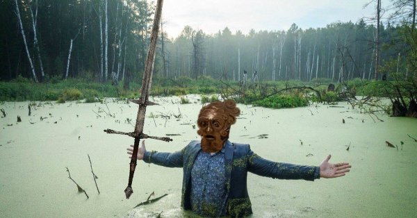 Фотосессия в болоте