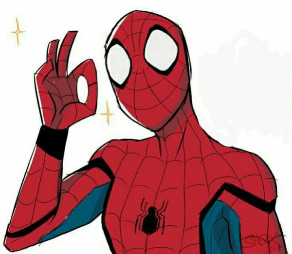 Человек паук окей