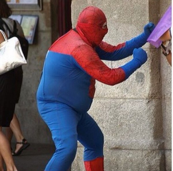 Смешной костюм Спайдер мэна