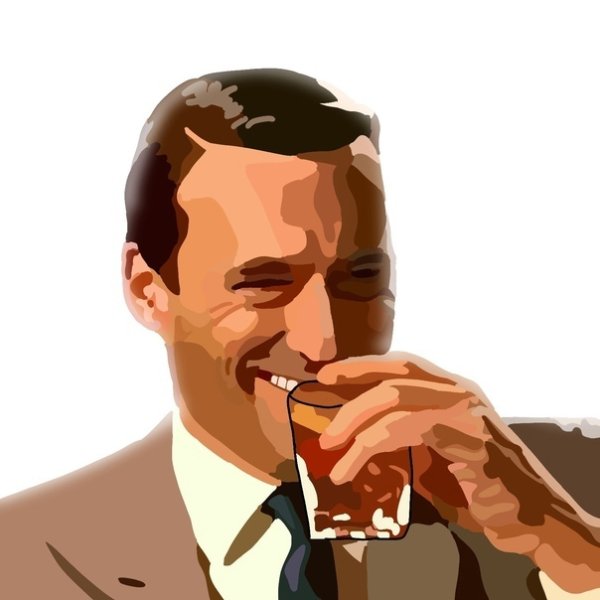 Дон Дрейпер пьет