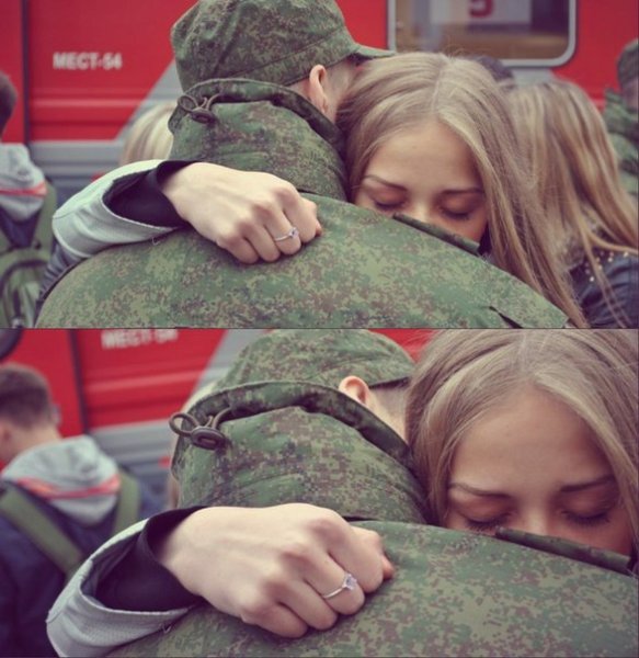 Девушка дождалась солдата