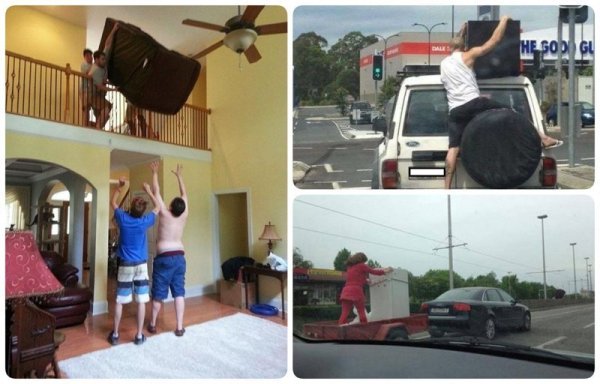 Переезд прикол