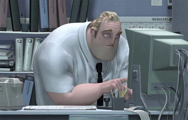 Суперсемейка Боб в офисе