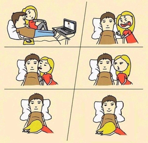 Комиксы про отношения