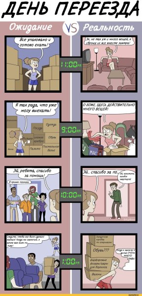 Переезд юмор