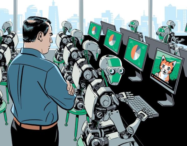 Роботы заменят людей