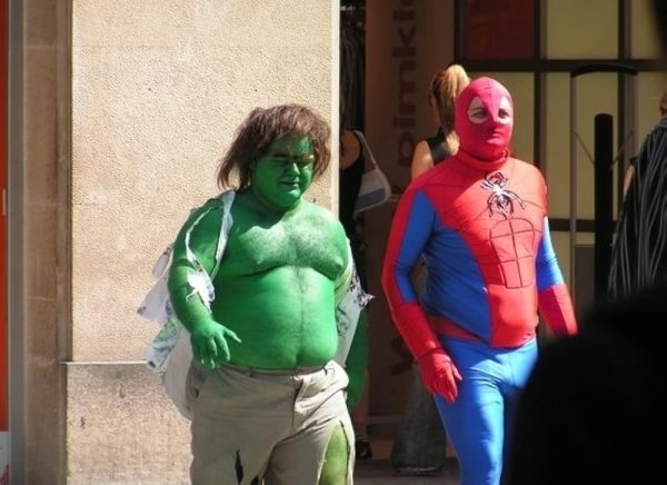 Толстый человек паук