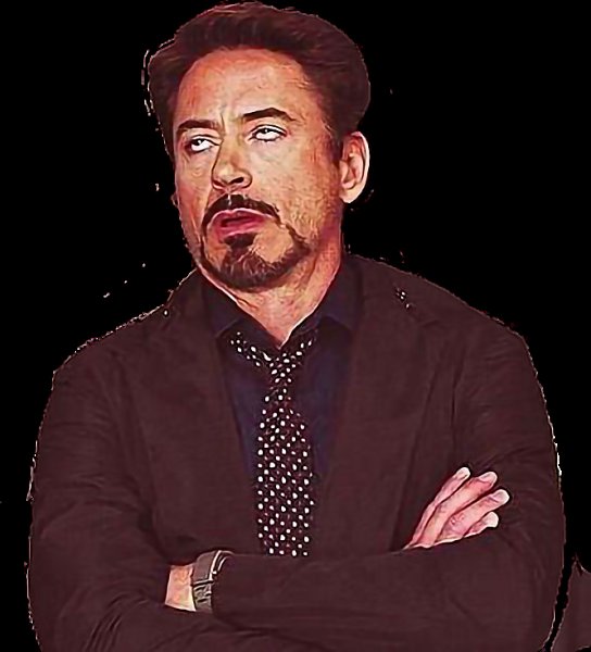 Роберт Дауни младший закатывает глаза