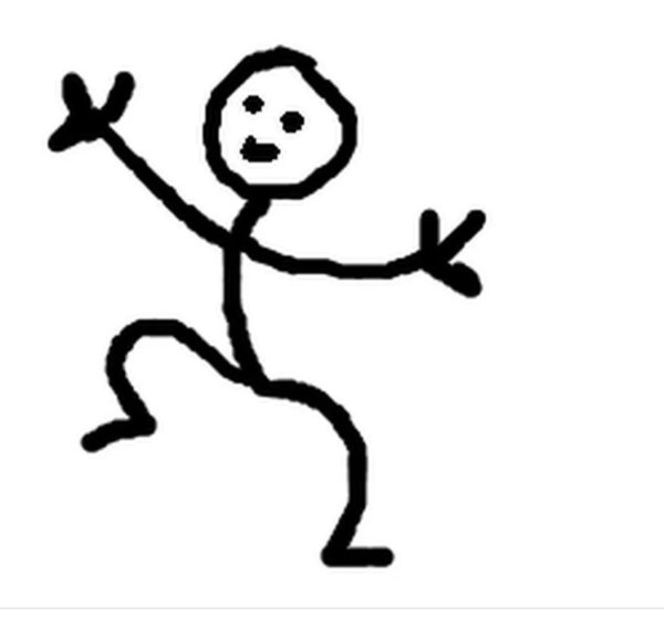 Гифка Танцующий человечек