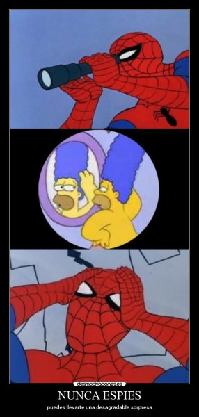 Человек паук Мем у нее