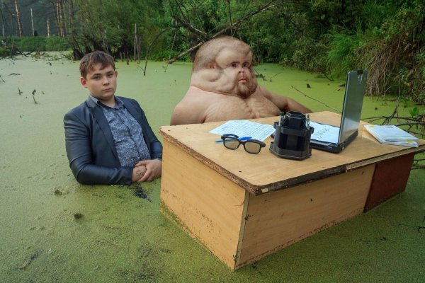 Игорь Назаров фотосессия в болоте