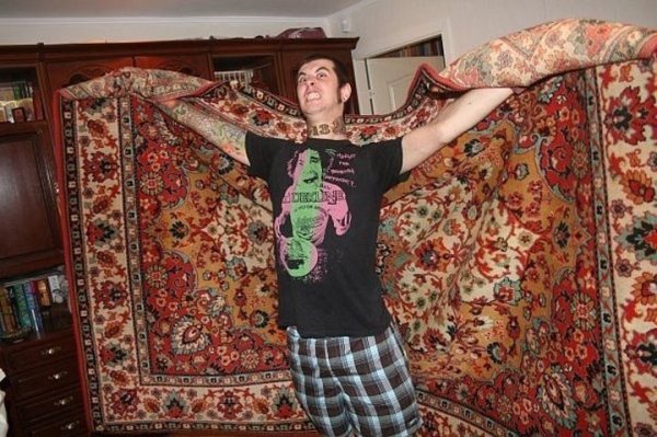 Фотосессия с ковром