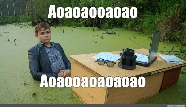 Мем в болоте