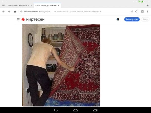 Анекдот про ковер