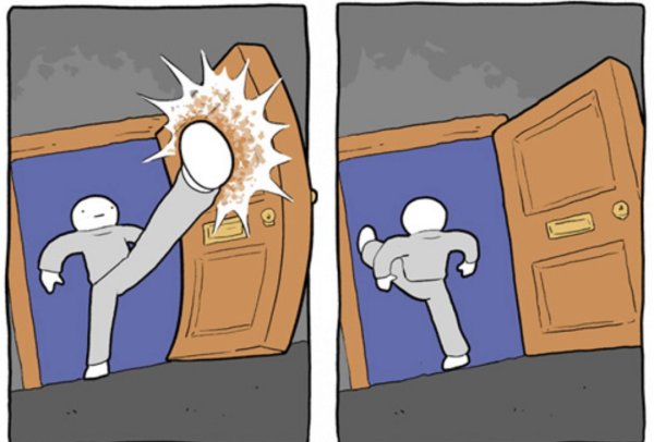 Вышибает дверь с ноги Мем