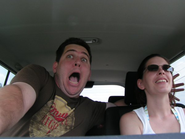 Безумная баба за рулем