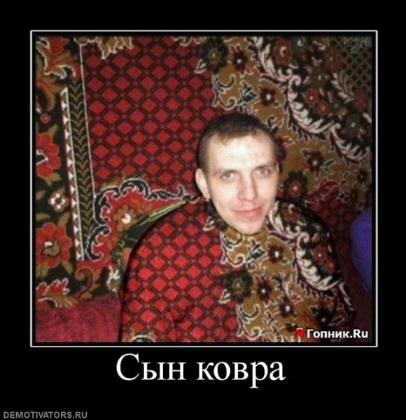 Ковер демотиватор