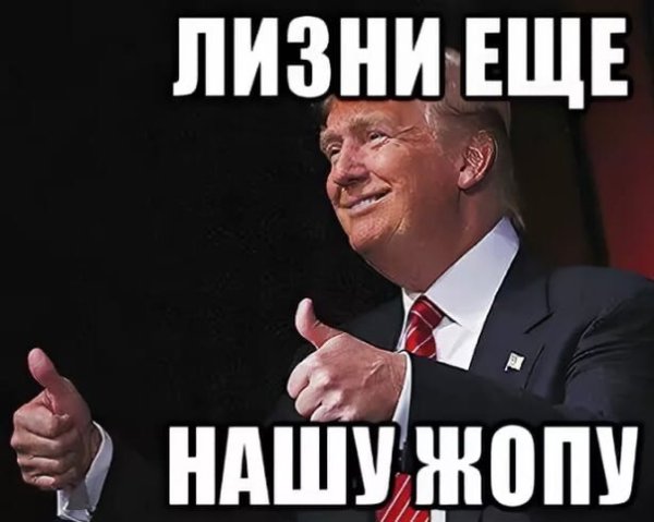 Зеленский лижет задницу