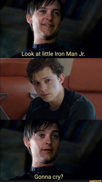 Тоби Магуайр человек паук ну заплачь