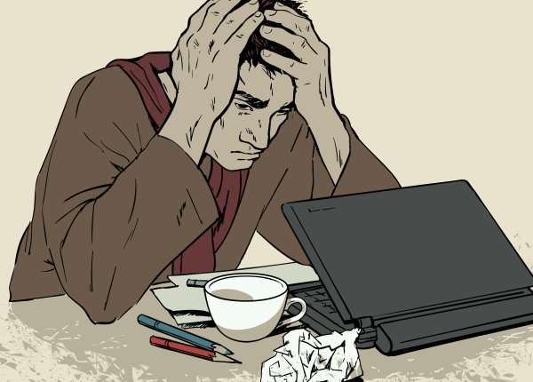 Депрессия иллюстрация