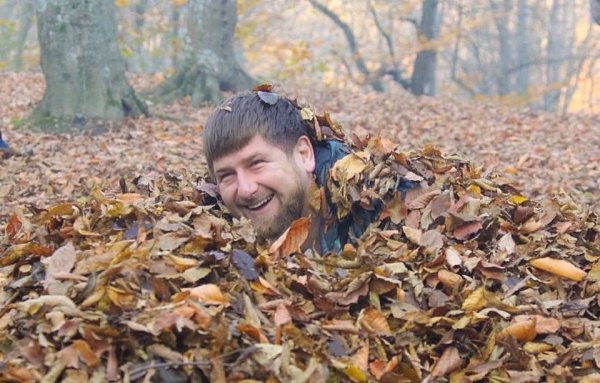 Парень в листве