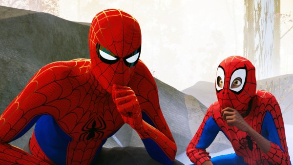 Мем человек паук Майлз Моралес