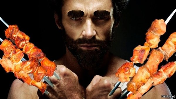 Армянин с шашлыком