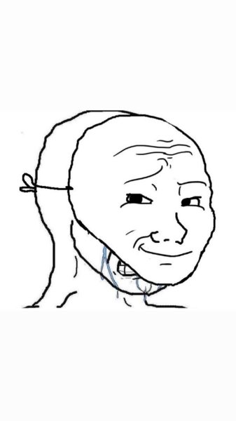 Мем маска плачет