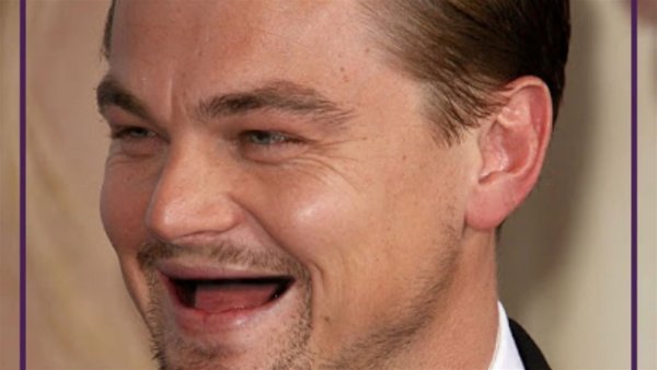 Леонардо ди Каприо без зубов