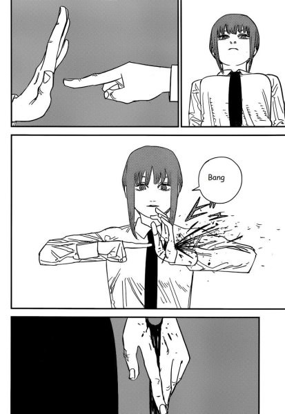 Человек бензопила фреймы из манги