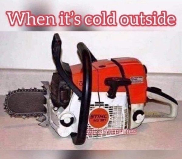 Прикольная бензопила