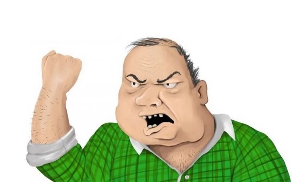 Мужик с кулаком