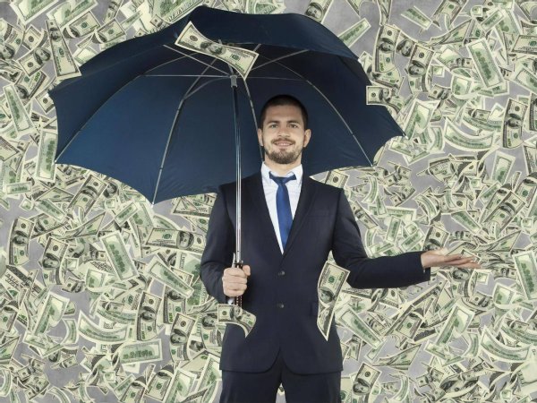 Бизнесмен с деньгами