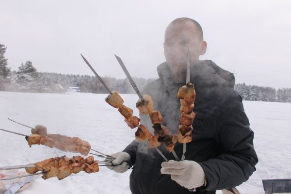 Шашлык зимой