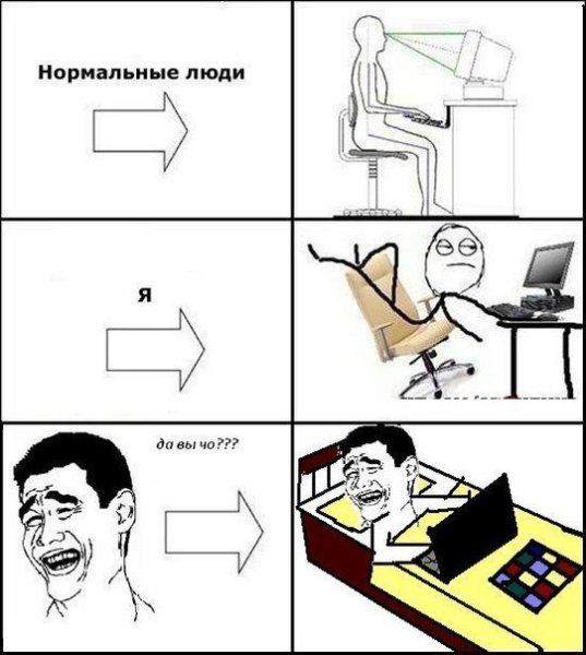 Мемы про меня и нормальных людей