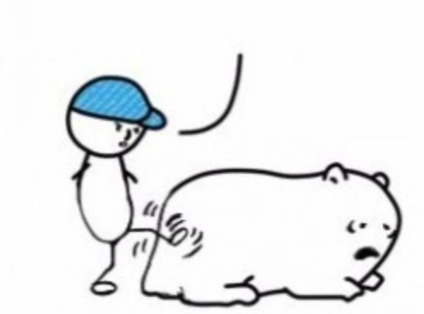 Человек пинает свинью Мем