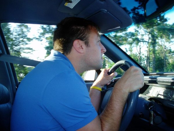 Человек за рулем