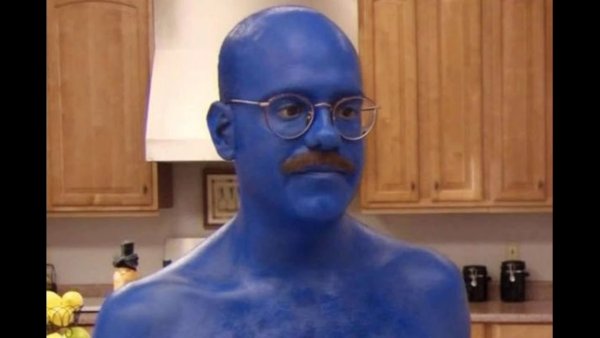 Голубой человек