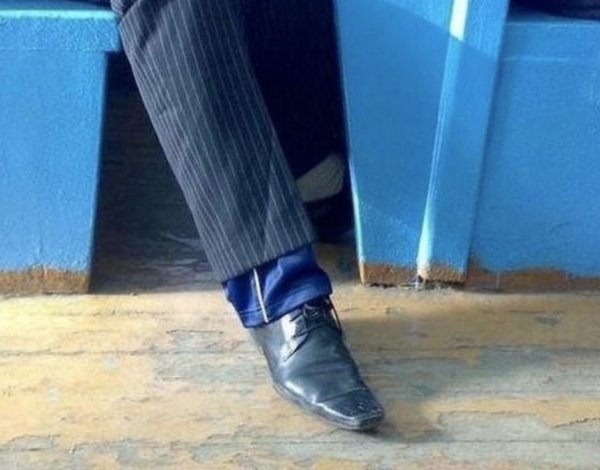 Треники и туфли