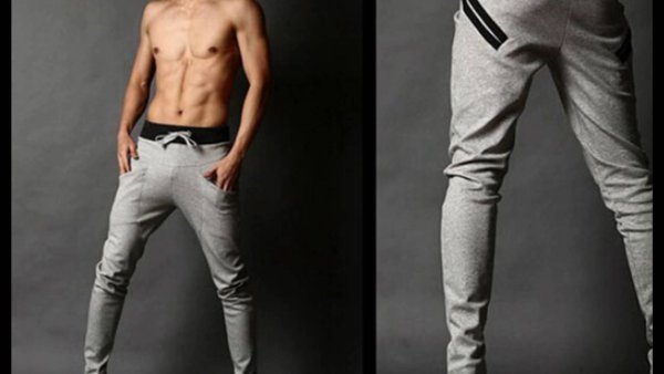 Брюки для худых мужчин