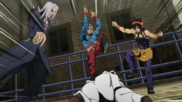 Джоджо 5 сезон избиение