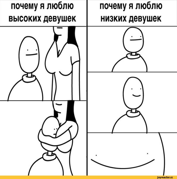 Мемы про низких девушек