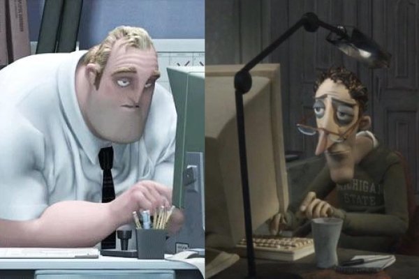 Коралина в стране кошмаров отец за компом